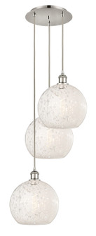 Ballston Three Light Pendant in Polished Nickel (405|113B-3P-PN-G1216-10WM)