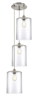 Ballston Three Light Pendant in Matte Black (405|113B-3P-BK-G116-L)