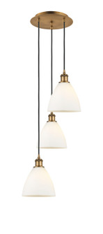 Ballston LED Pendant in Brushed Brass (405|113B-3P-BB-GBD-751)
