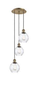 Ballston Three Light Pendant in Antique Brass (405|113B-3P-AB-G362)
