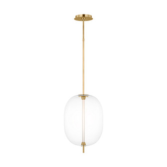 Heian LED Pendant in Natural Brass (182|SLPD31227CNB)