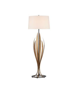 Neilos One Light Floor Lamp in Antique Brass/Oil Rubbed Bronze (142|8000-0148)