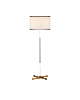 Willoughby One Light Floor Lamp in Brass/Oil Rubbed Bronze (142|8000-0149)