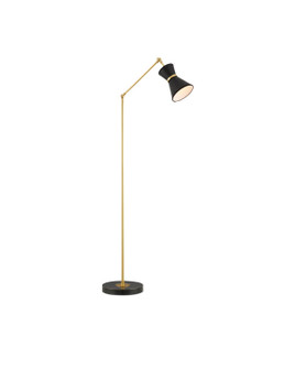 Avignon One Light Floor Lamp in Polished Brass/Oil Rubbed Bronze/Black (142|8000-0140)