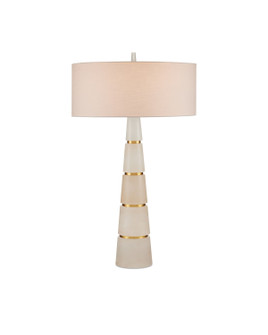 Eleanora Two Light Table Lamp in Natural/Natural Brass (142|6000-0904)