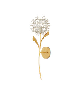 Dandelion Collection One Light Wall Sconce in Contemporary Silver Leaf/Silver/Contemporary Gold Leaf (142|5000-0250)