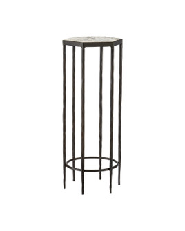 Tosi Marble Accent Table Accent Table in Dark Graphite/Natural (142|4000-0174)