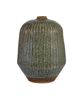 Shoulder Large Vase Vase in Reactive Blue/Brown (142|1200-0825)