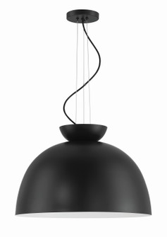 Ventura Dome One Light Pendant in Flat Black (46|59192-FB)