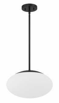 Gaze One Light Pendant in Flat Black (46|56894-FB-WG)