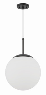 Gaze One Light Pendant in Flat Black (46|56893-FB-WG)