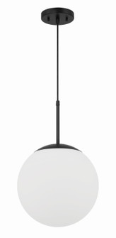 Gaze One Light Pendant in Flat Black (46|56892-FB-WG)