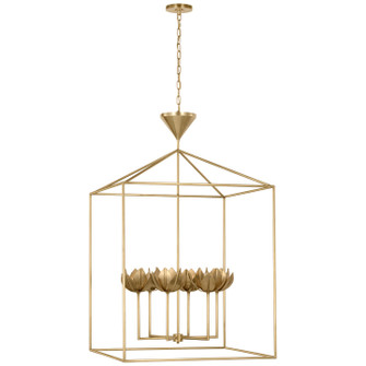 Alberto LED Lantern in Antique-Burnished Brass (268|JN 5304AB)