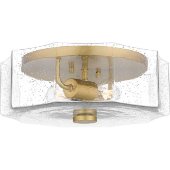 Quoizel Flush Mount Two Light Flush Mount in Aged Brass (10|QFL6222AB)