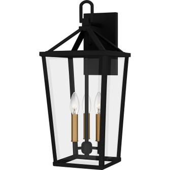 Hull Three Light Outdoor Wall Mount in Matte Black (10|HUL8409MBK)