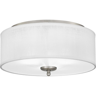 Blanche Three Light Flush Mount in Brushed Nickel (10|BLA1616BN)