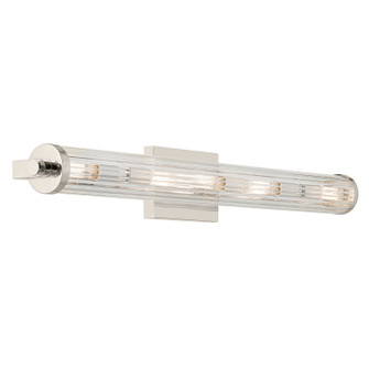 Azores Five Light Linear Bath in Polished Nickel (12|45650PN)