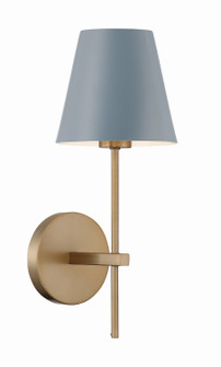 Xavier One Light Wall Sconce in Vibrant Gold / Blue (60|XAV-B8321-VG-BL)