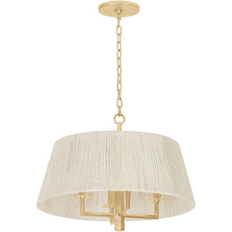 Azar Four Light Pendant in Vintage Gold Leaf (67|F1420-VGL)