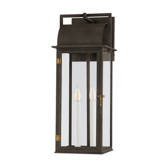Bohen Two Light Outdoor Wall Sconce in French Iron (67|B2224-FRN/PBR)