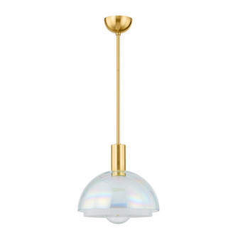 Modena One Light Pendant in Aged Brass (428|H844701-AGB)