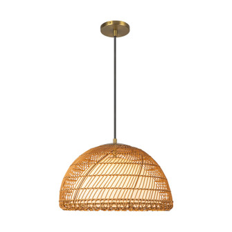 Bondi One Light Pendant in Brushed Gold/Opal (452|PD631416BGOP)