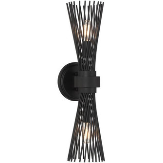 Longfellow Two Light Wall Sconce in Matte Black (51|9-9603-2-89)