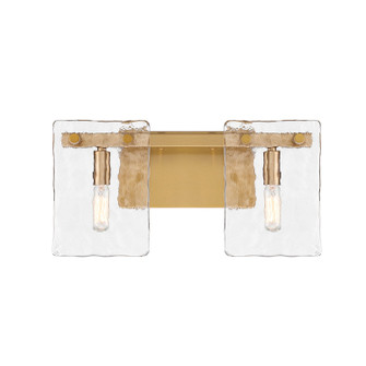 Genry Two Light Bathroom Vanity in Warm Brass (51|8-8204-2-322)