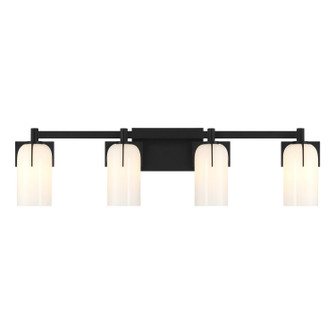 Caldwell Four Light Bathroom Vanity in Matte Black (51|8-4128-4-BK)