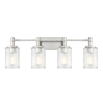 Concord Four Light Bathroom Vanity in Silver and Polished Nickel (51|8-1102-4-146)