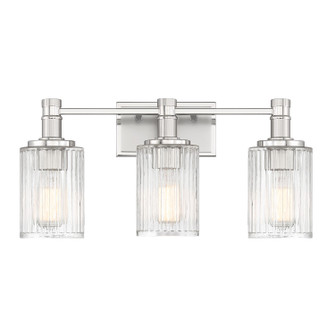 Concord Three Light Bathroom Vanity in Silver and Polished Nickel (51|8-1102-3-146)
