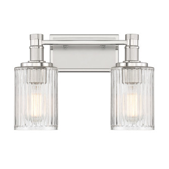 Concord Two Light Bathroom Vanity in Silver and Polished Nickel (51|8-1102-2-146)