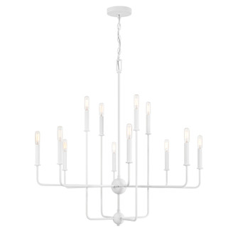 Avondale 12 Light Chandelier in Bisque White (51|1-4046-12-83)