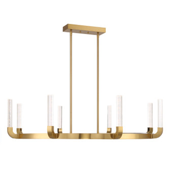 Del Mar LED Chandelier in Warm Brass (51|1-2507-8-322)