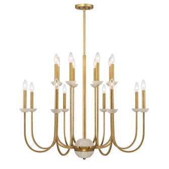 Oakhurst 16 Light Chandelier in Antique Gold (51|1-2296-16-262)