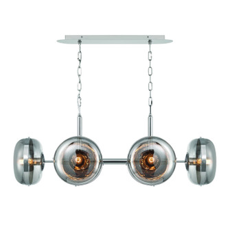 Nottingham Six Light Chandelier in Polished Nickel (40|38130-022)