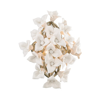 Lily One Light Wall Sconce in Enchanted Silver Leaf (68|211-12-SGL)