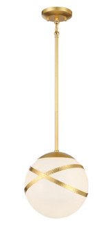 Batignolles One Light Mini Pendant in Spring Gold Leaf (7|5431-853)