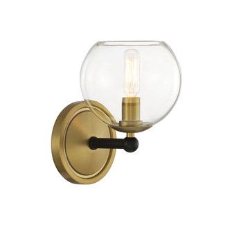 Kearney Park One Light Bath Vanity in Coal And Soft Brass (7|5061-726)