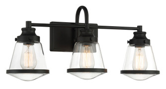 Mannsdale Three Light Bath Vanity in Coal (7|2583-66A)