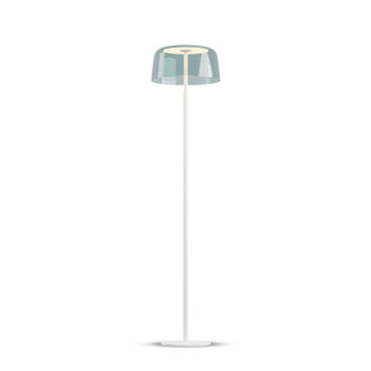 Yurei LED Floor Lamp in Matte White (240|YUF-SW-MWT+SBLU)