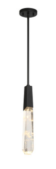 Drifting Droplets LED Pendant in Coal Black (42|P1283-66A-L)