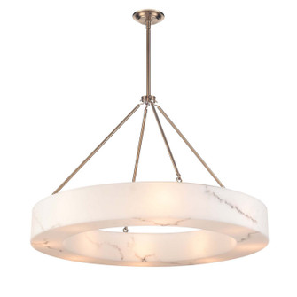 Chamblin Eight Light Pendant in Faux Alabaster (45|63292/8)