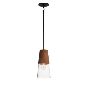 Carpenter One Light Mini Pendant in Walnut / Black (16|91620CLWNBK)