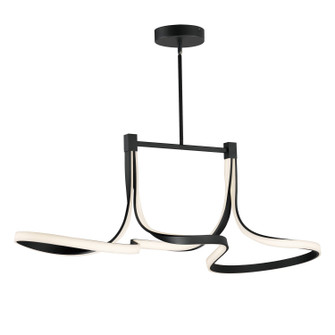 Serpentine LED Linear Pendant in Black (86|E30668-BK)