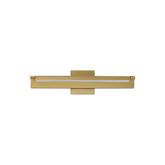 Bookkeeper LED Wall Sconce in Natural Aged Brass (86|E21392-NAB)