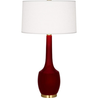 Delilah One Light Table Lamp in Sangria Glazed Ceramic (165|SA701)