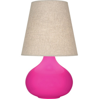 Small June One Light Accent Lamp in Razzle Rose Glazed Ceramic (165|RZ91)