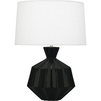 Orion One Light Table Lamp in Obsidian Glazed Ceramic (165|OS999)
