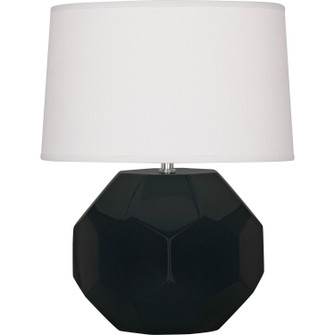 Small Franklin One Light Accent Lamp in Obsidian Glazed Ceramic (165|OS02)